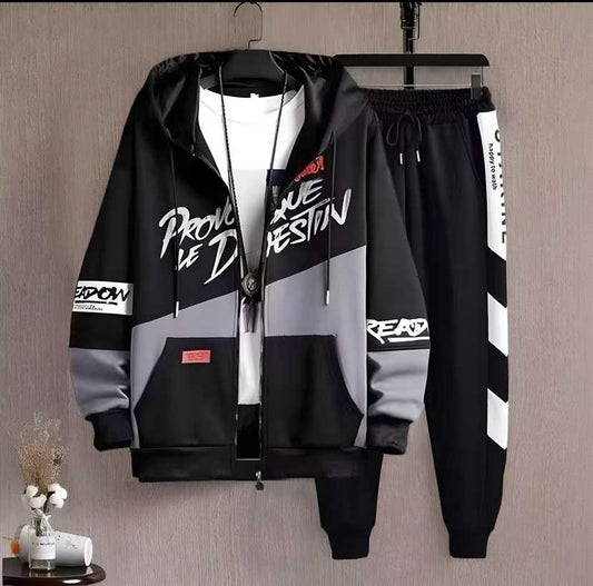 Men's Fleeces Printed Track Suit