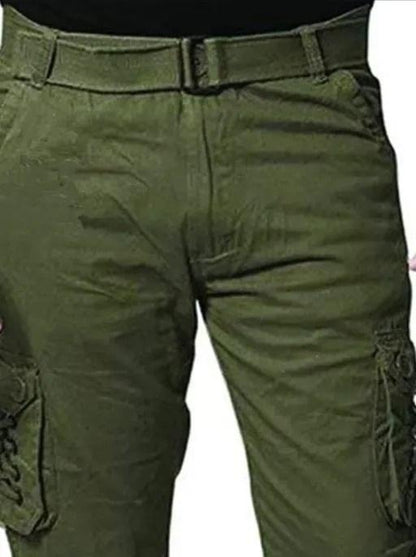 Cotton Solid Slim Fit mens Cargo